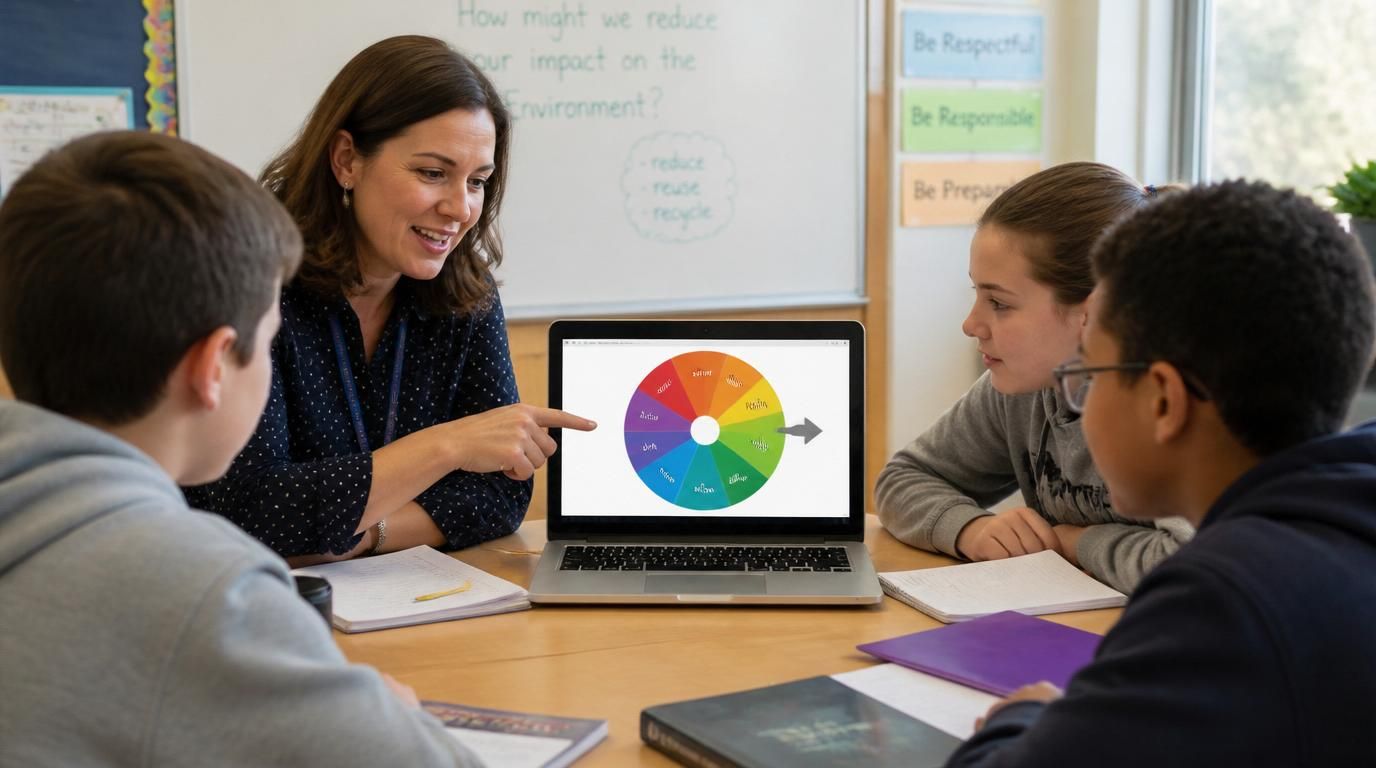 Comparison workflow showing setup-heavy classroom activity steps replaced by an instant Spinwheely picker